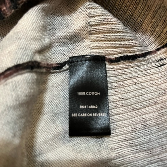 Leopard V Neck Torrid Sweater - Picture 4 of 5